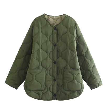 Women Cotton Coat Loose Casual Warm Jacket