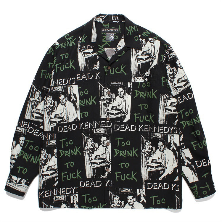 GUILTYPARTIES TIGER Shirts Kennedy Band Long Sleeve Shirts
