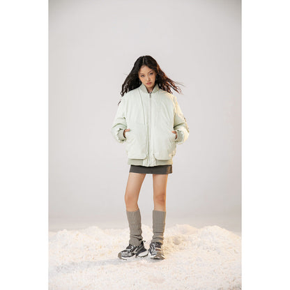 Unisex Coat Baseball Uniform Men's and Women's Cotton-Padded Jacket