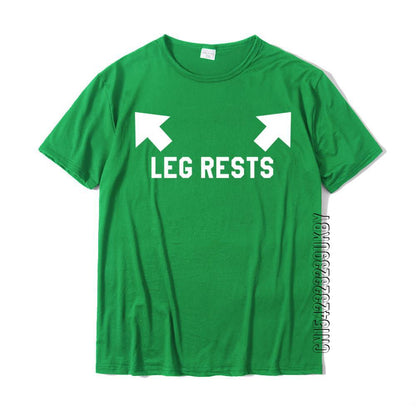 Funny Leg Rests Dad Joke Gift T-Shirt Adult Oversized Hi