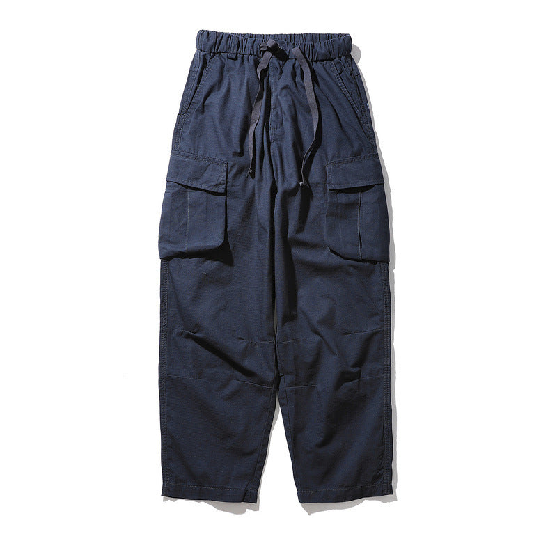 Cargo Pants Retro Large Pocket Loose Casual