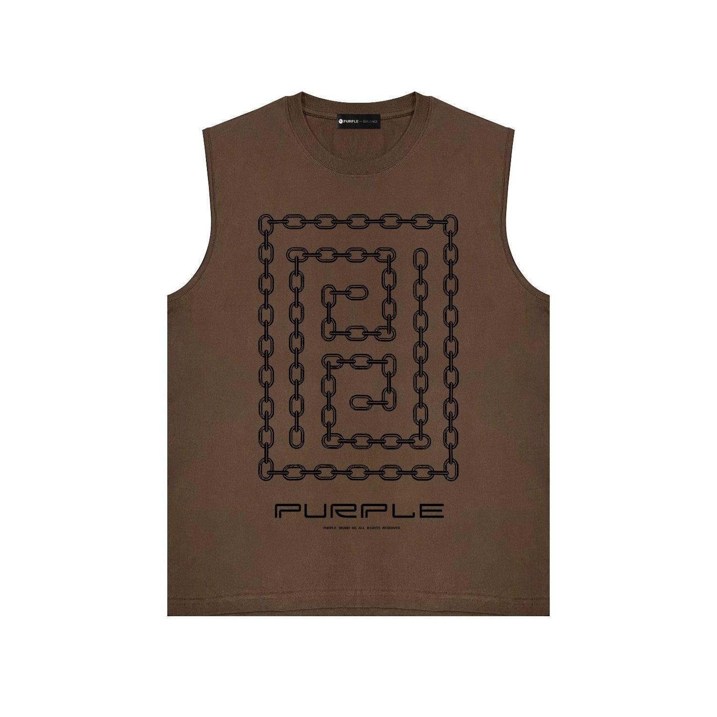 Purple Brand Tank T Shirts Sleeveless T-shirt Vest