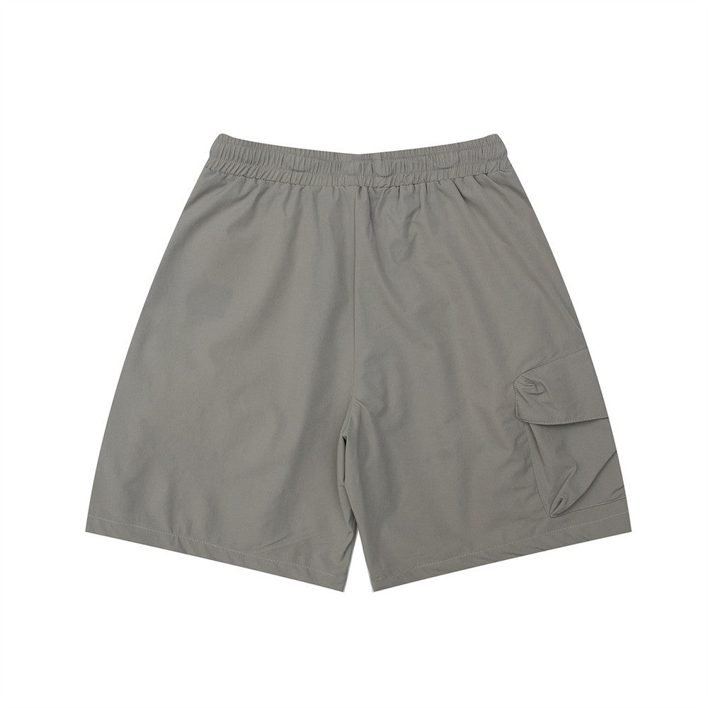 Men Shorts Loose Multi-Pocket Workwear Fifth Pants