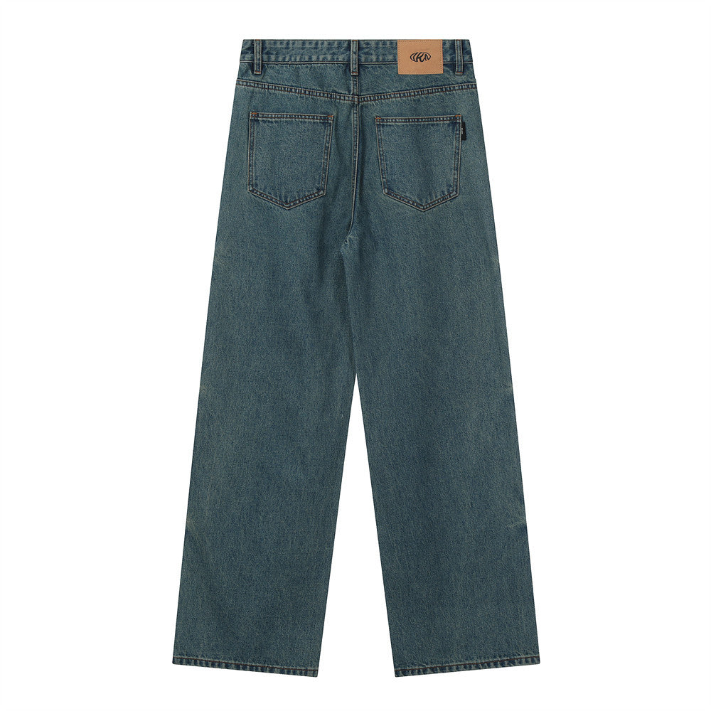 Men Jeans Loose Casual Trousers