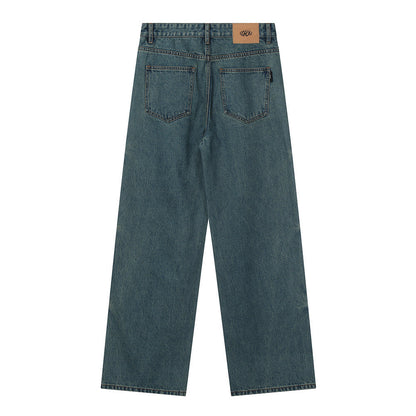 Men Jeans Loose Casual Trousers