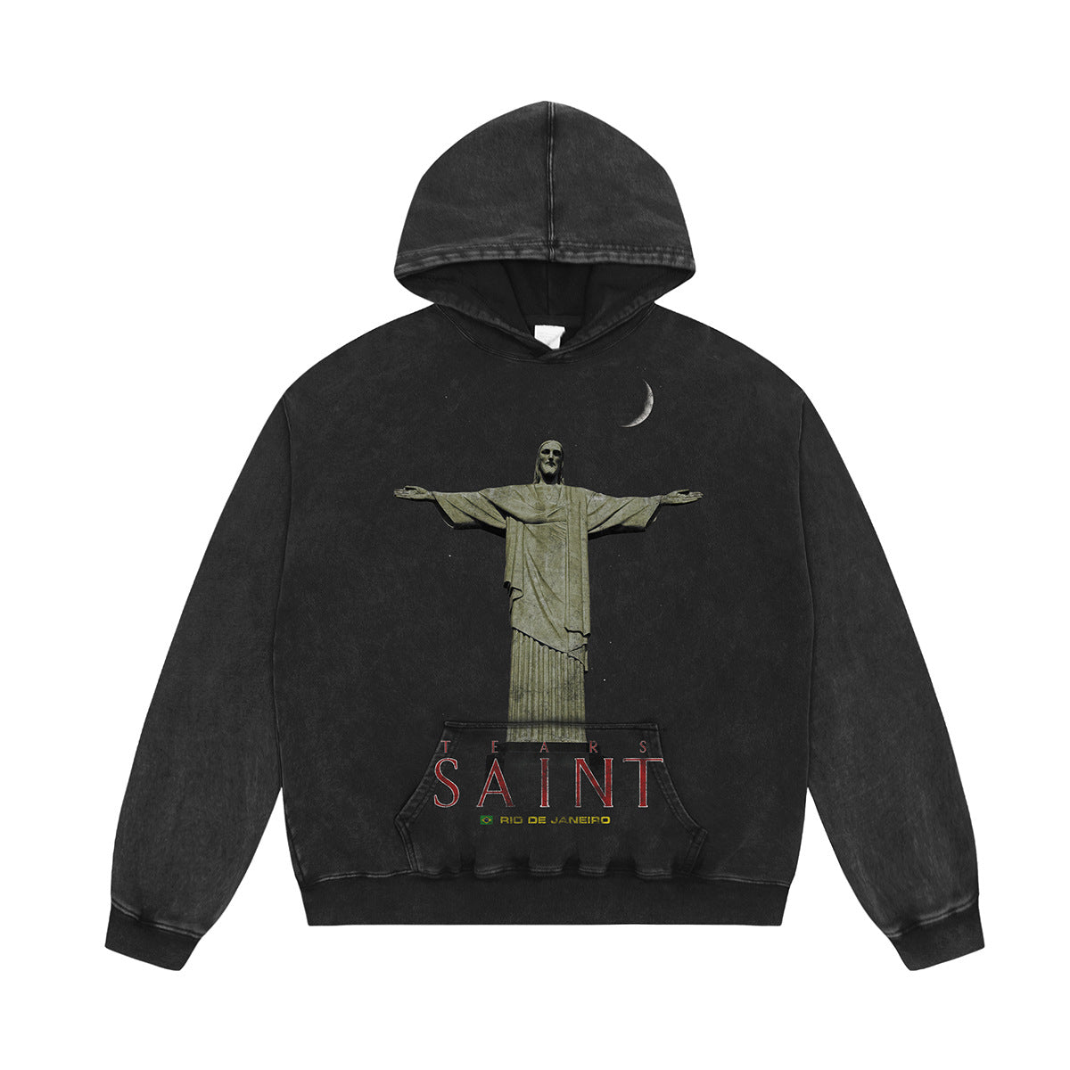 Unisex Hoodies Saint Michael Priest Statue Hoodie