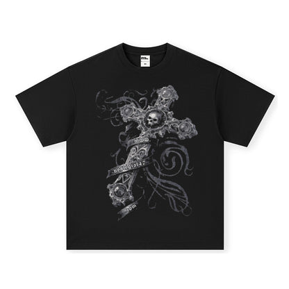 Vintage T-shirts printed short-sleeved t-shirts washed and made old t-shirts