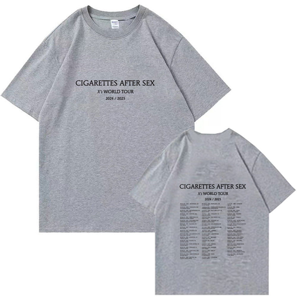 Cigarettes After Sex X's World Tour Unisex Summer Tee