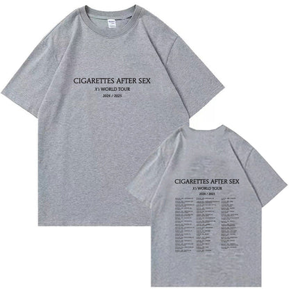 Cigarettes After Sex X's World Tour Unisex Summer Tee