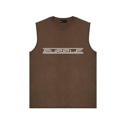 Purple Brand Tank T Shirts Sleeveless T-shirt Vest