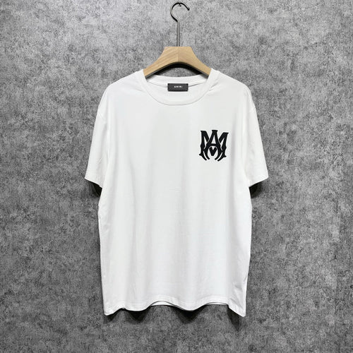 Amiri T Shirt Letter Print Casual round Neck Short Sleeve T-shirt