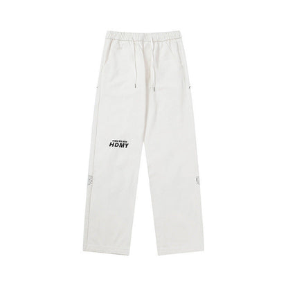 Cargo Pants Star Embroidered Overalls