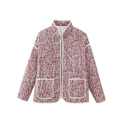 Women Cotton Coat Vintage Casual Jacket