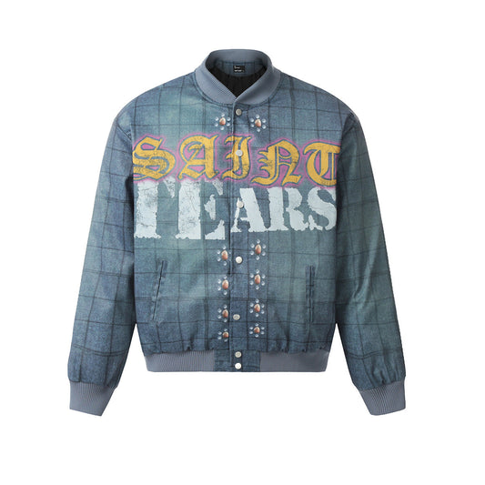 Unisex Baseball Jersey Saint Michael Baseball Cotton Jacket