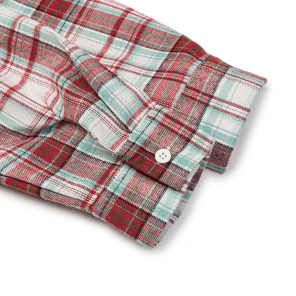 Denim Tears Shirt Plaid Long Sleeve Shirt Casual Shirt Jacket