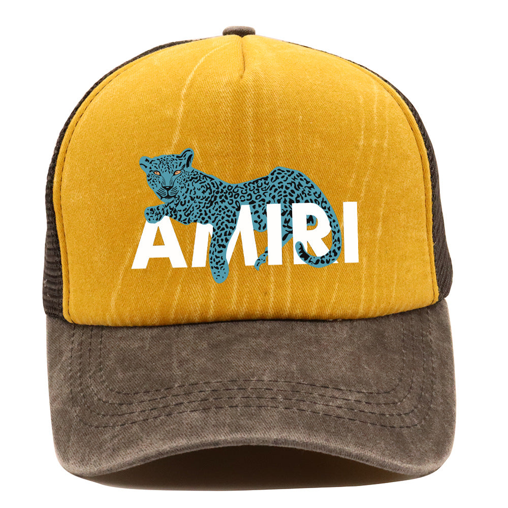Amiri Hat Cap Summer Outdoor Breathable Mesh Cap Sunshade