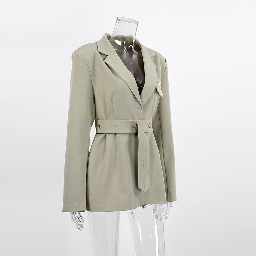 Women Trench Coat Autumn and Winter Suit Loose Casual Jacket