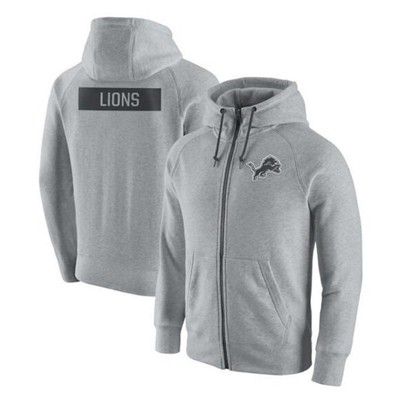 NFL Hoodie Cardigan Zip Hooded Sweater Men's Sports NFL Football