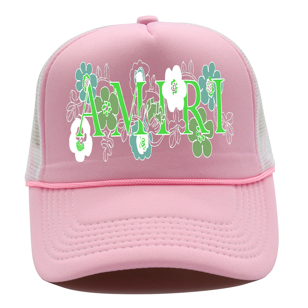 Amiri Hat Sun Cap AMIRI Letter Print Baseball Cap Fashion