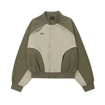 Men Jacket Coat Sports Loose Casual Baseball Uniform