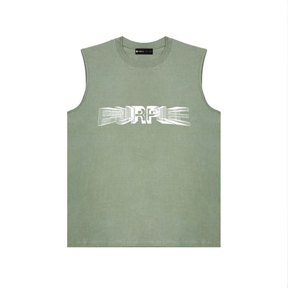 Purple Brand Tank T Shirts Sleeveless T-shirt Vest