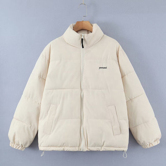 Women Cotton Coat Winter Warm Lightweight Zipper