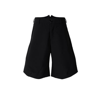 MIJKO Mens Shorts Irregular Casual Unisex Shorts