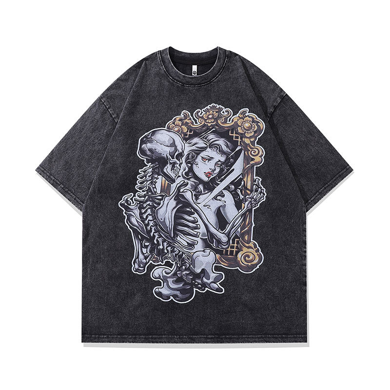 Men T-Shirt Printed Short-Sleeved T-shirt Baby Boy and Girl Summer