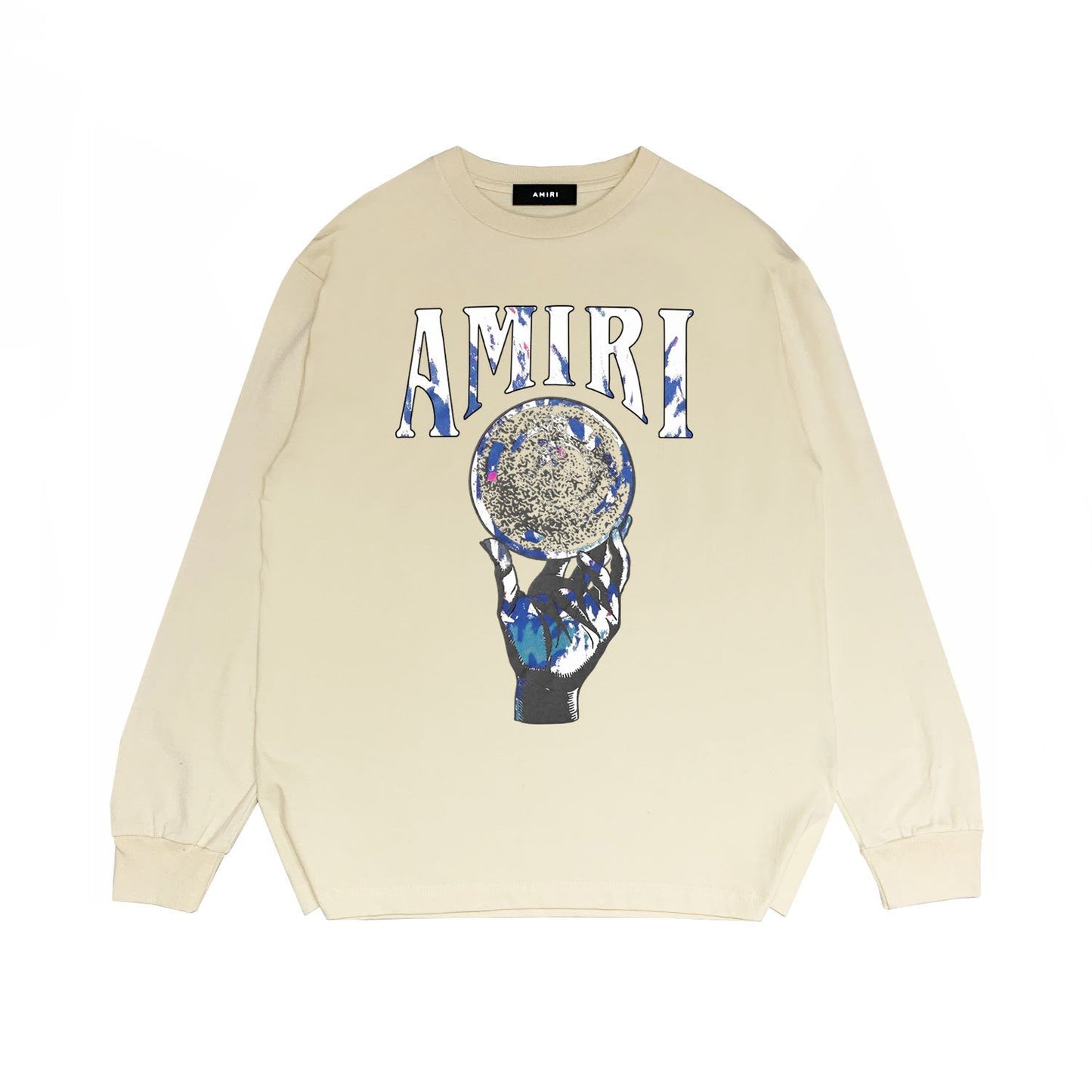 Amiri Long-Sleeve Shirt Personality Printing Stylish Casual