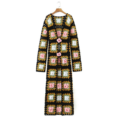 Women Sweater Knitwear Autumn and Winter Trench Coat Cardigan Jacket