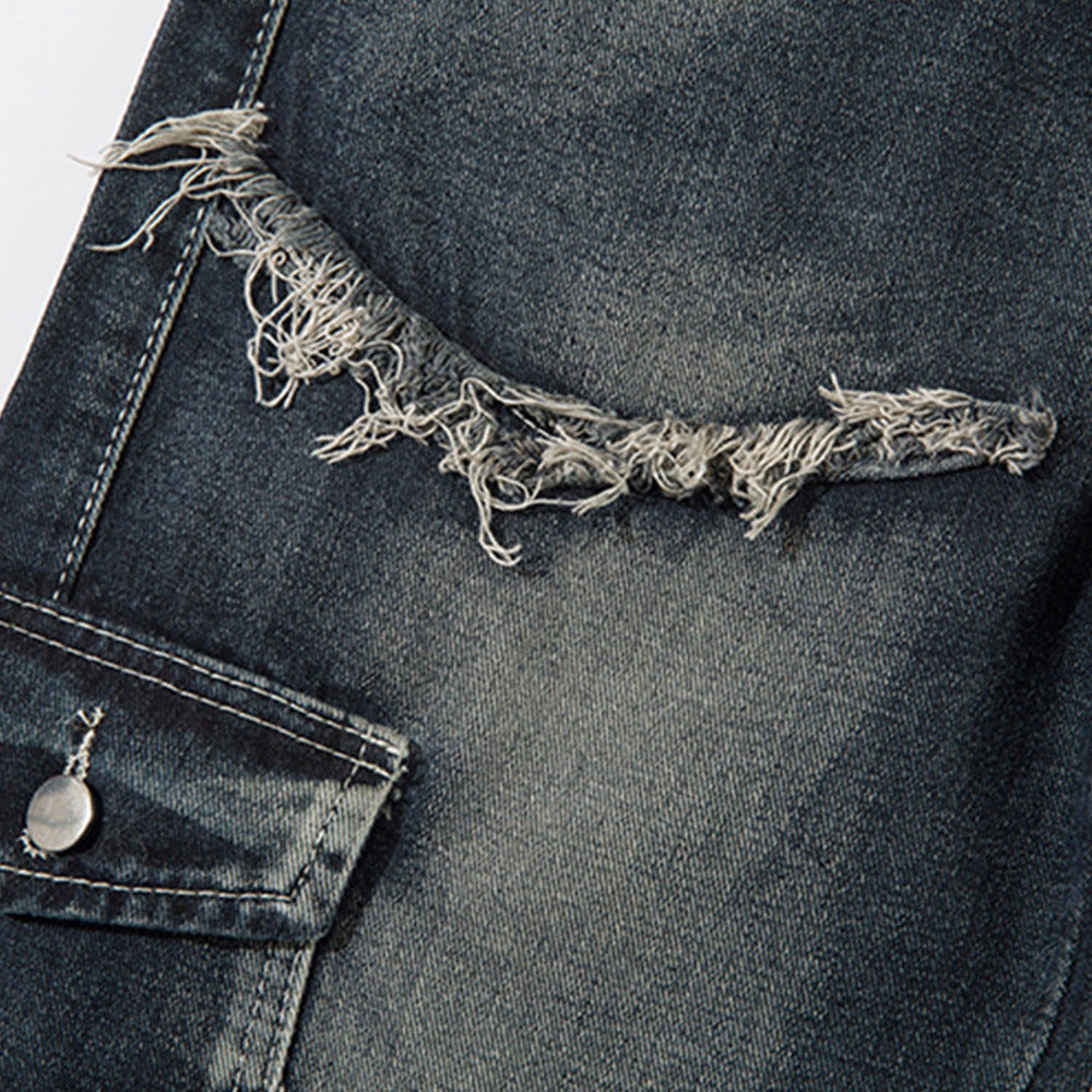Women Pants Jeans Baggy Straight Trousers Trousers
