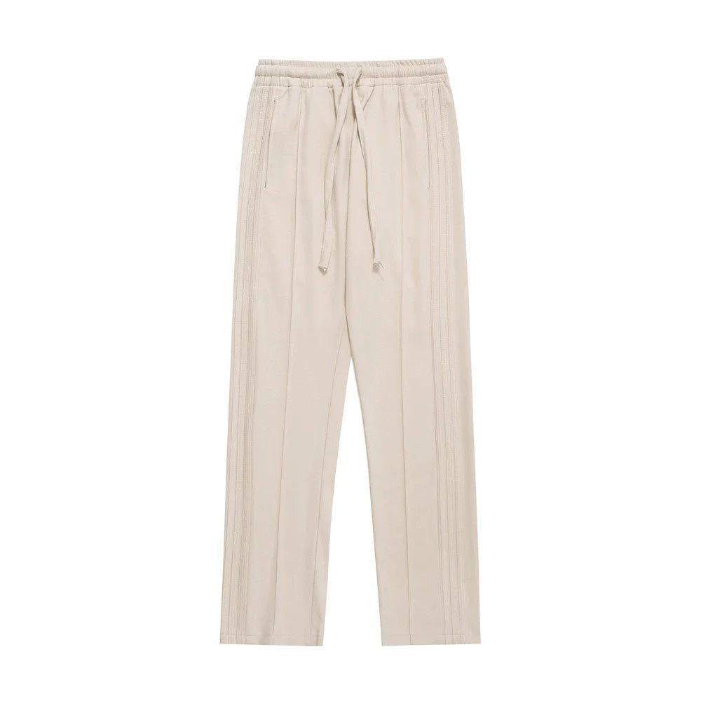 Men Sweatpants Casual Pants Men's Solid Color Straight Loose Track Pants
