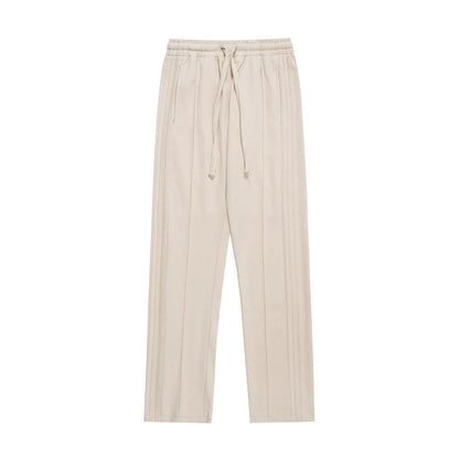 Men Sweatpants Casual Pants Men's Solid Color Straight Loose Track Pants