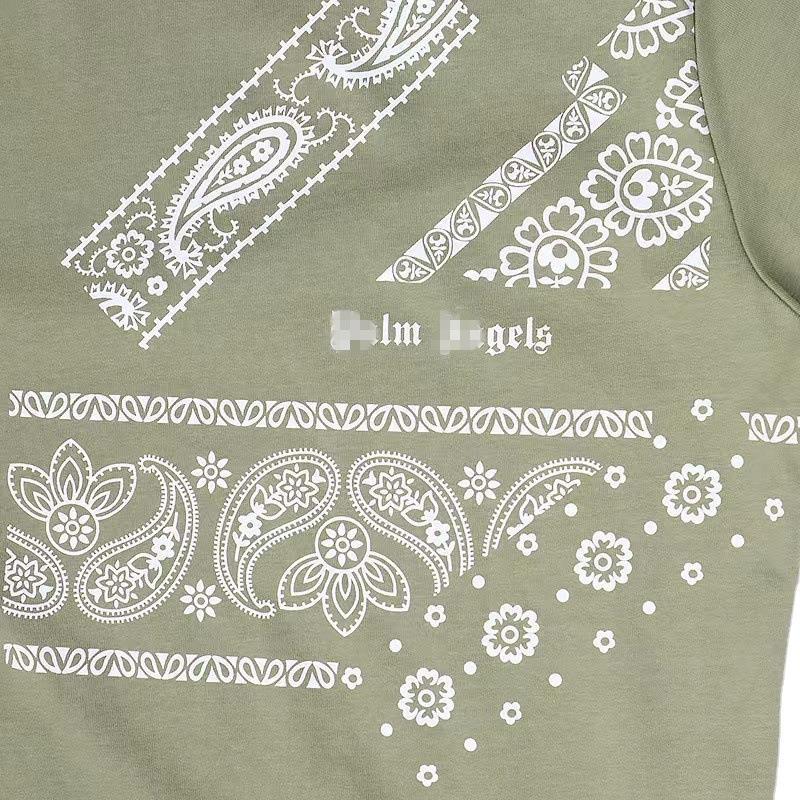 Palm Angle T Shirts Retro Loose Couple
