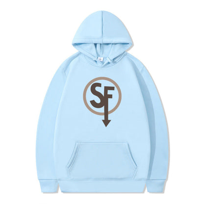 Sally Face Hoodie Classic Logo Brushed Hoody Leisure Sports