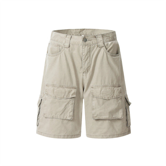 Men Shorts Workwear Multi-Pocket Shorts Summer
