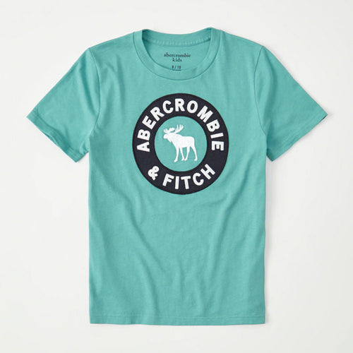 New Women's Short Sleeved T-shirt with Letters on The Deer S