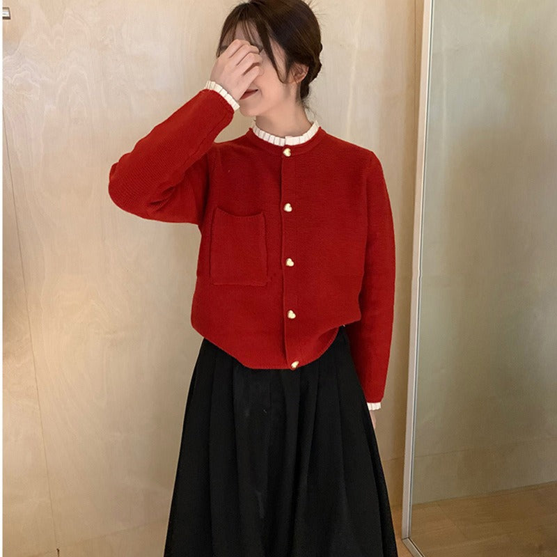 Women Knitted Cardigan Jacket for Spring