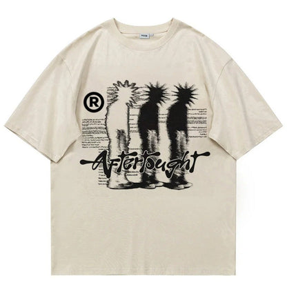 Setwear Men Tshirt Cotton Oversized Graphic Print T shirt