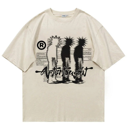 Setwear Men Tshirt Cotton Oversized Graphic Print T shirt