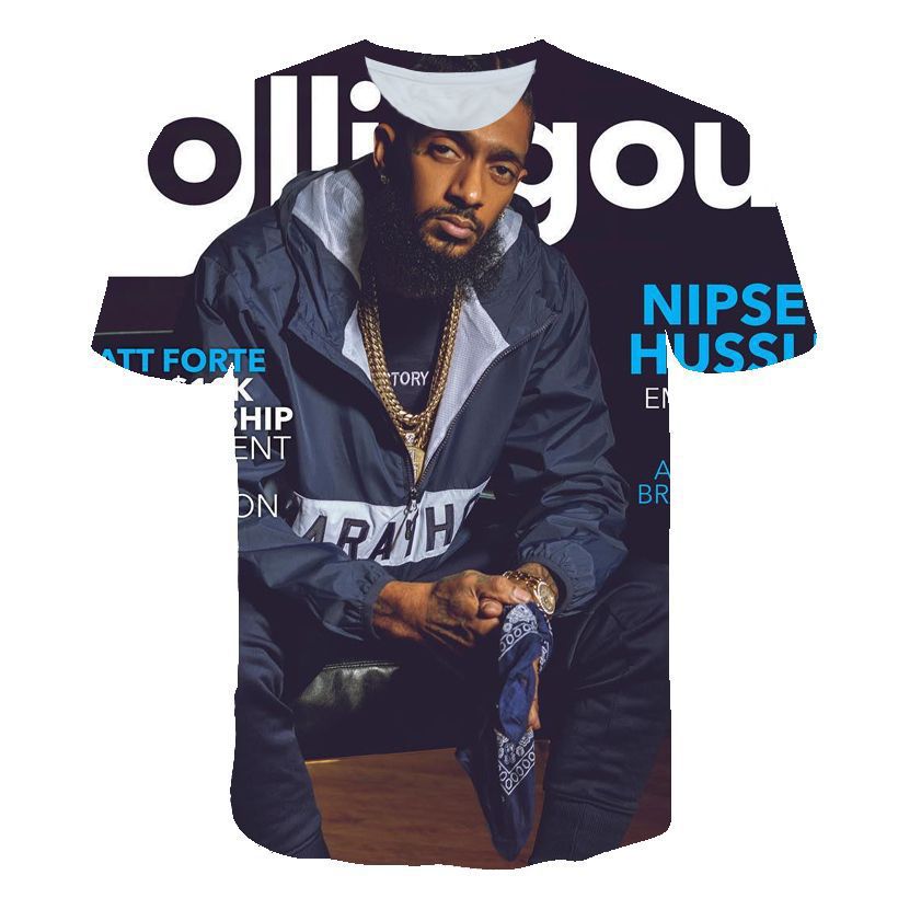 Nipsey Hussle T Shirts Rapper 3D Digital Printing