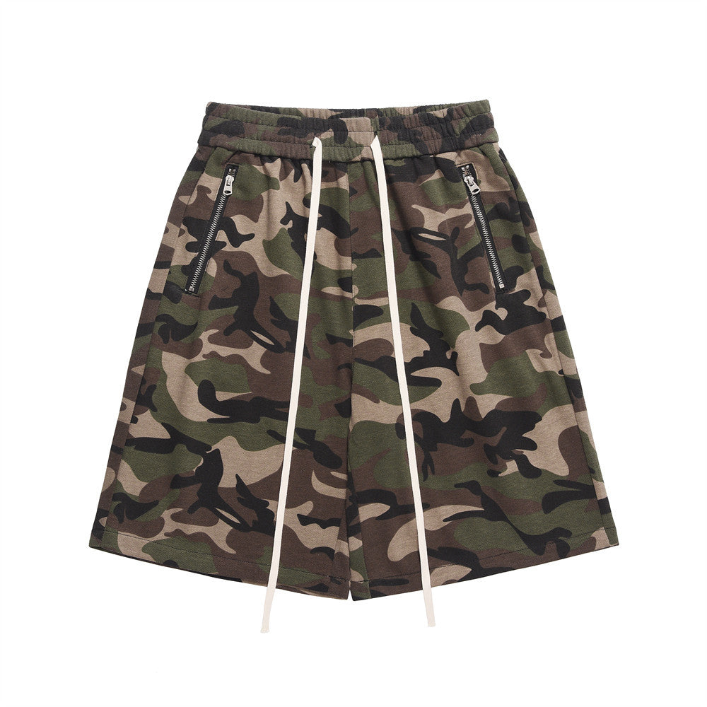 Men Shorts Camouflage Casual Shorts Summer Loose