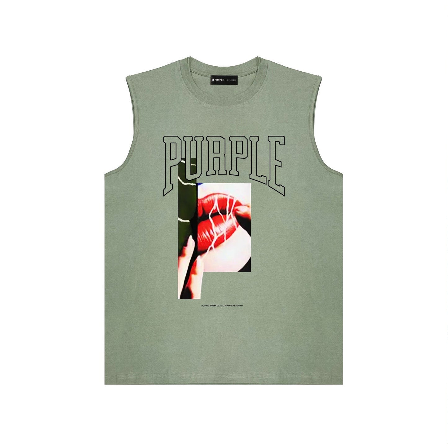 Purple Brand Tank T Shirts Sleeveless T-shirt Vest