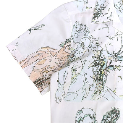 GUILTYPARTIES TIGER Shirts Ghost in the Shell joint print, short-sleeved shirt