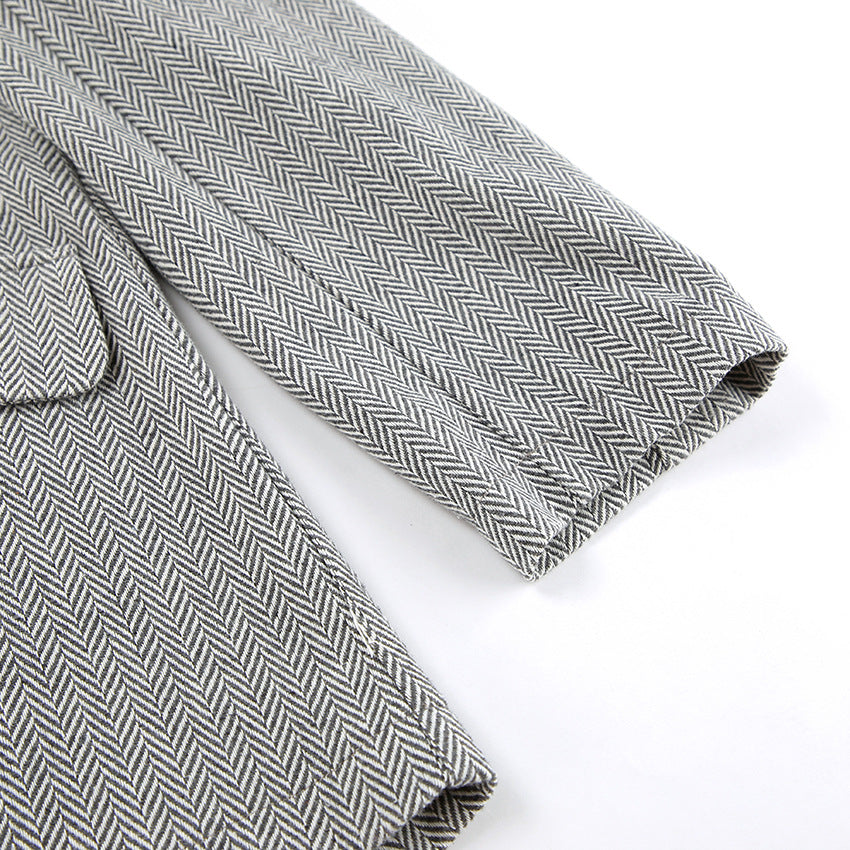 Women Trench Coat Suit Jacket Loose Autumn and Winter