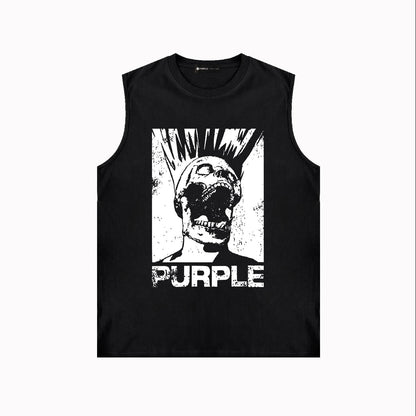 Purple Brand Tank T Shirts Sleeveless T-shirt Vest