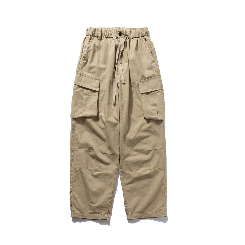 Cargo Pants Retro Large Pocket Loose Casual