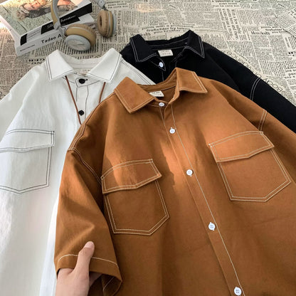 Men Shirts Summer Casual Stylish Shirt