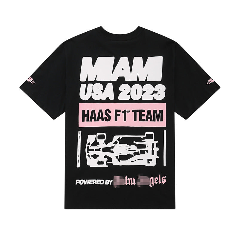 Palm Angle T Shirts F1 Racing Pattern