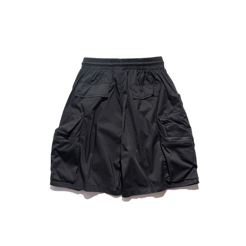 Men Shorts Multi-Pocket Functional Workwear Shorts